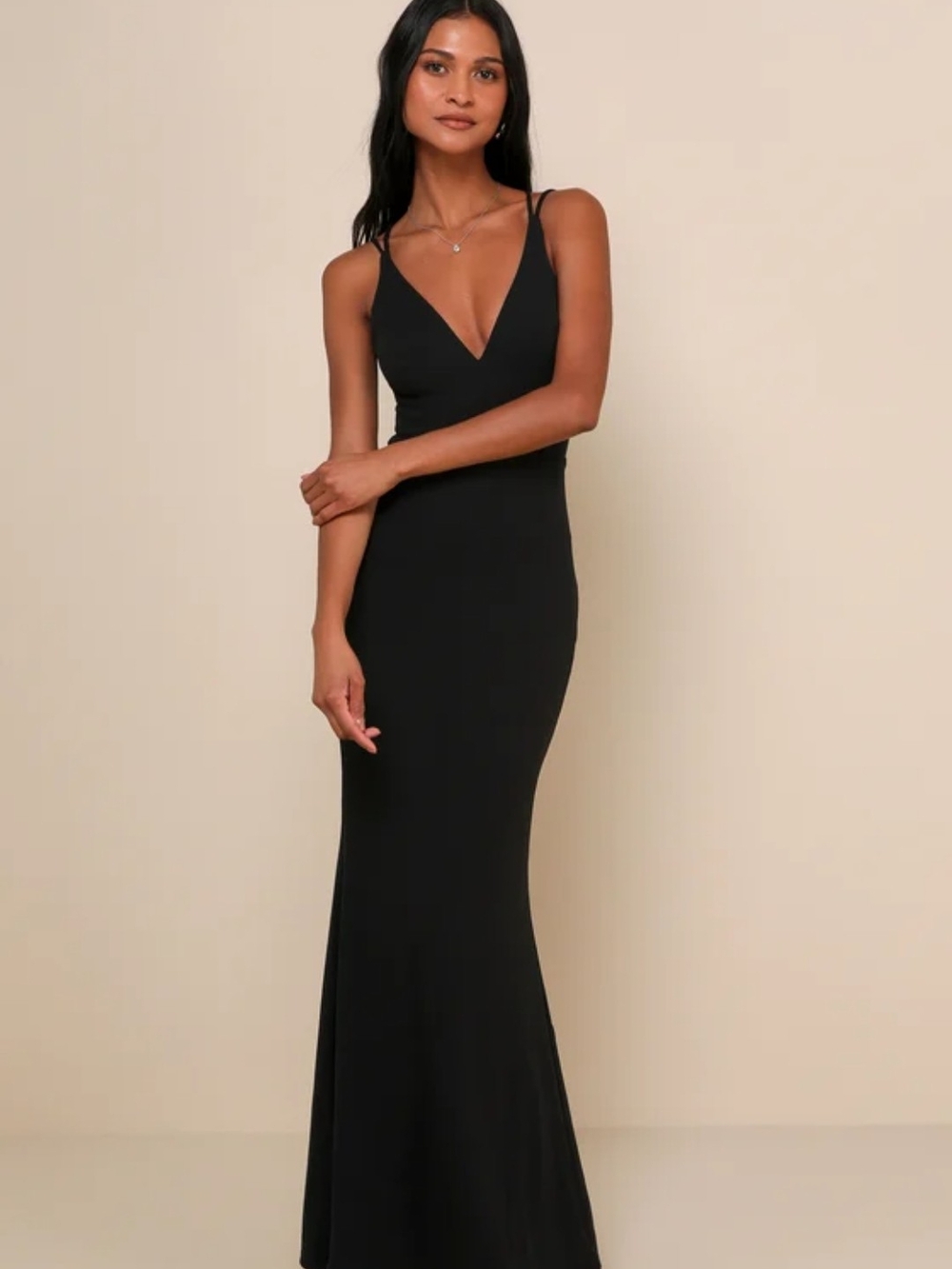 NWT Lulu's All This Allure Black Dress MEDIUM - Picture 3 of 11
